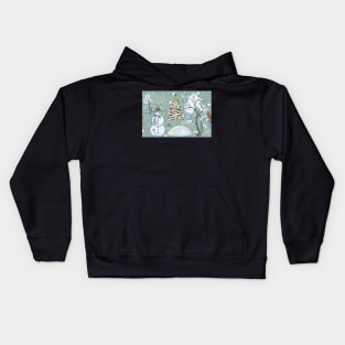 Snowman Kids Hoodie